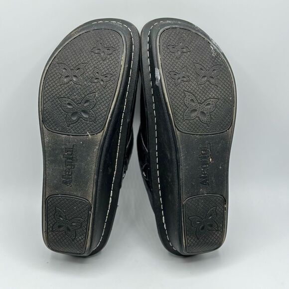 Alegria Women's Seville Clog Blue Croc Leather - Picture 7 of 9